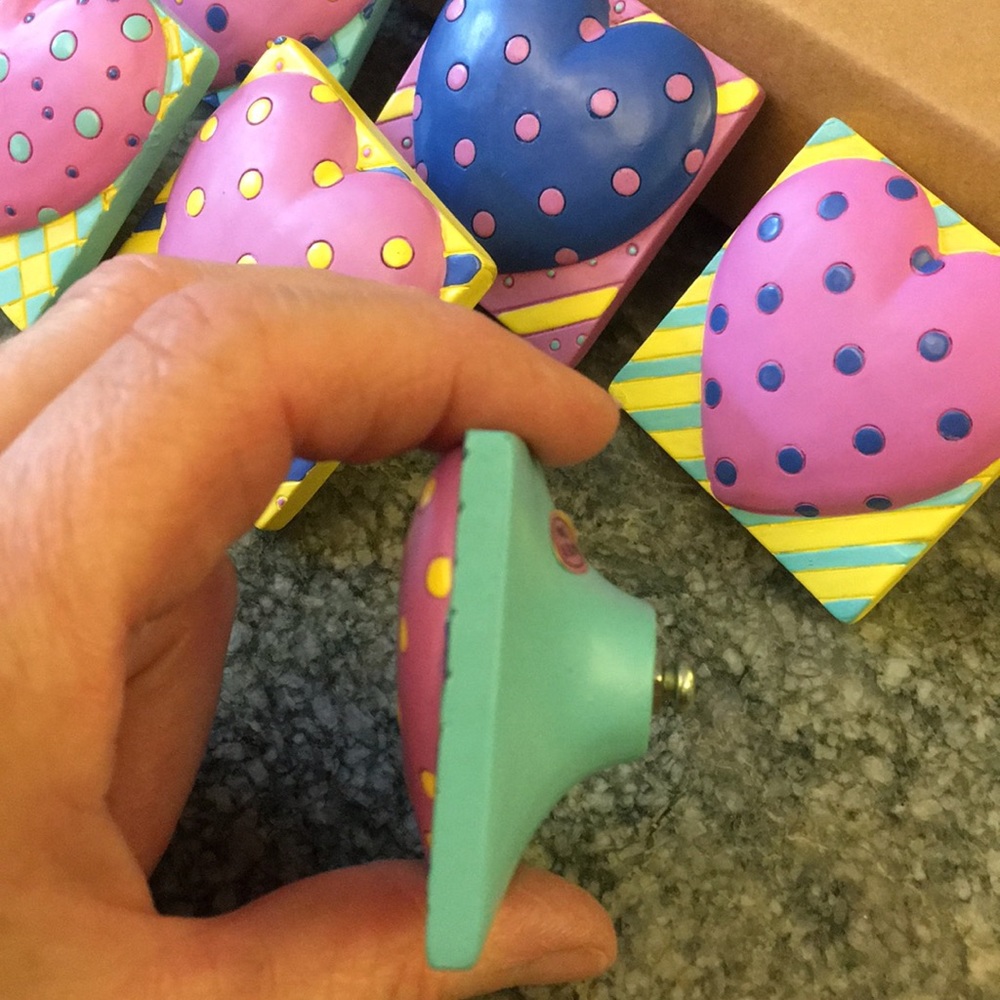Heart Drawer/Closet Pulls - Picture 3 of 3